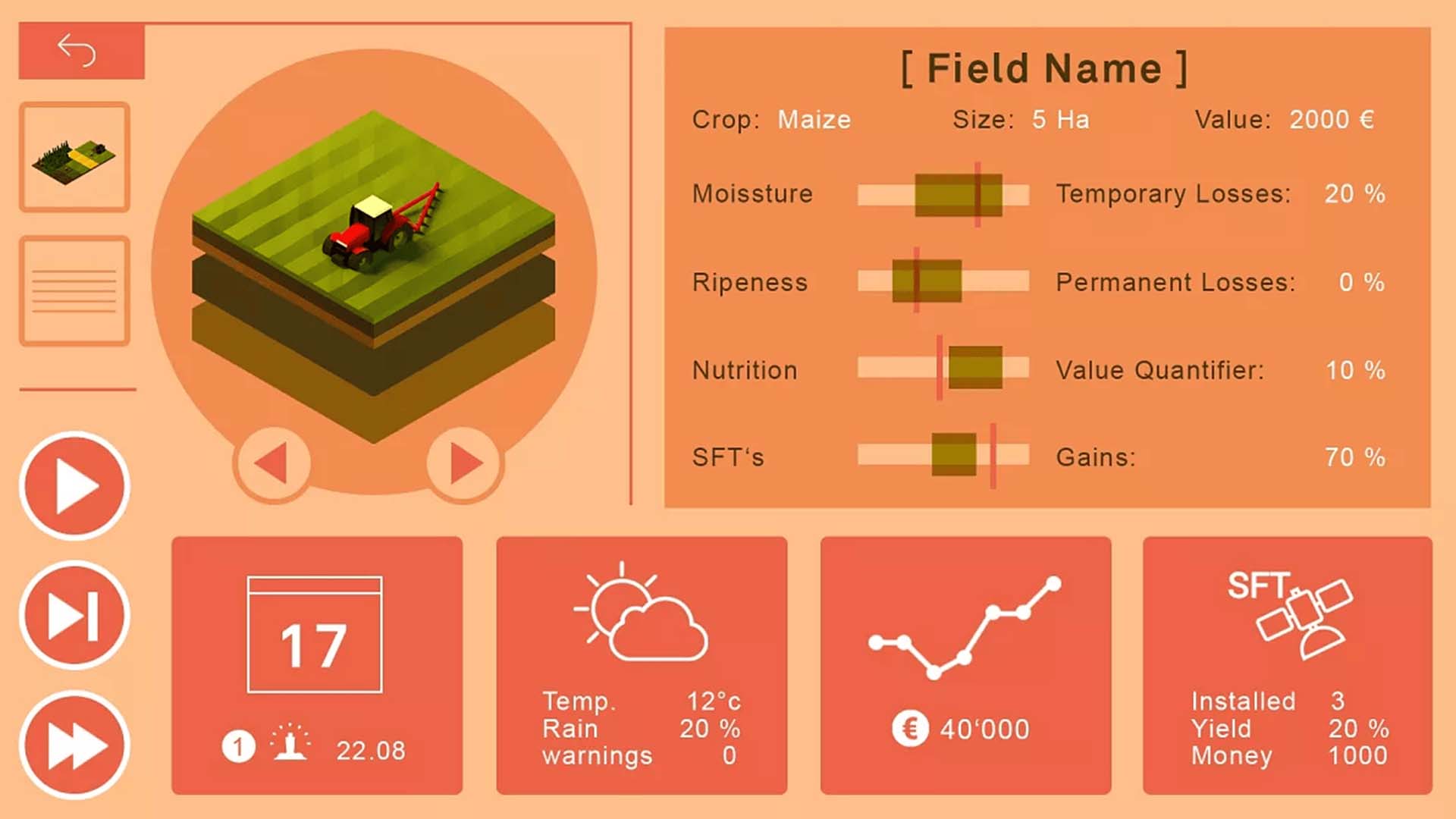 GATES project | Smart farming serious game | Game designer | Mad About Pandas | 2019